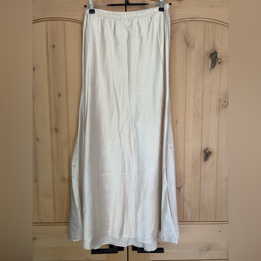 CP Shades Tanya Satin Maxi Skirt Garnet Hill